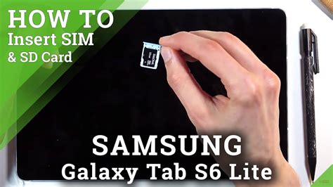 galaxy tab s6 sim card